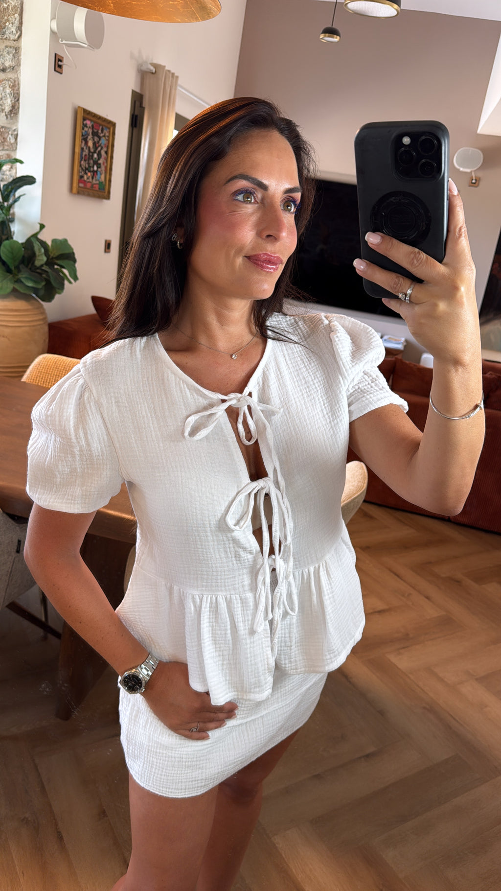 Blouse gaz de coton