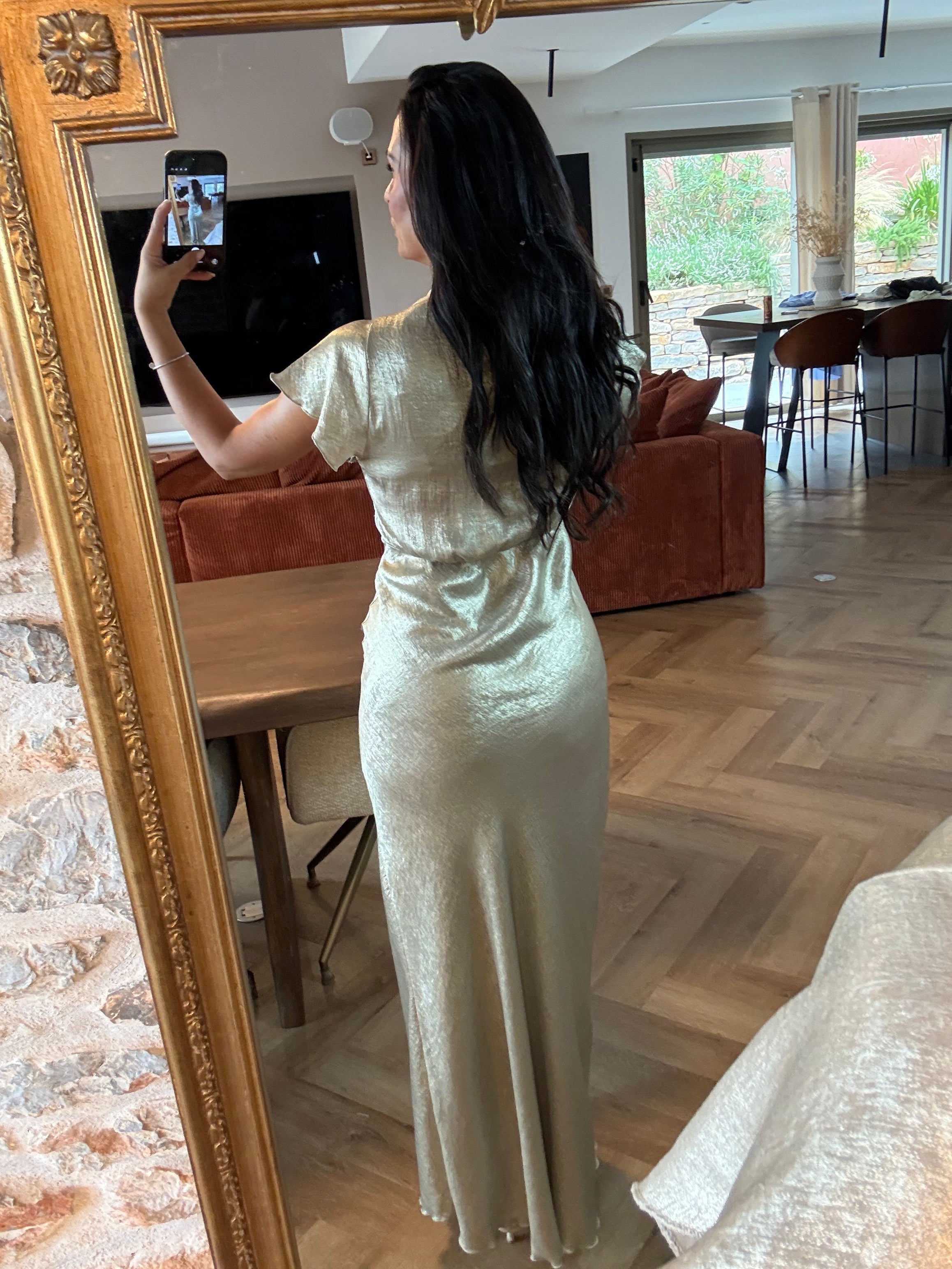 Robe Holly doré