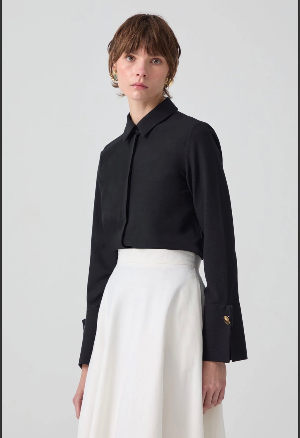 Body chemise à large poignet