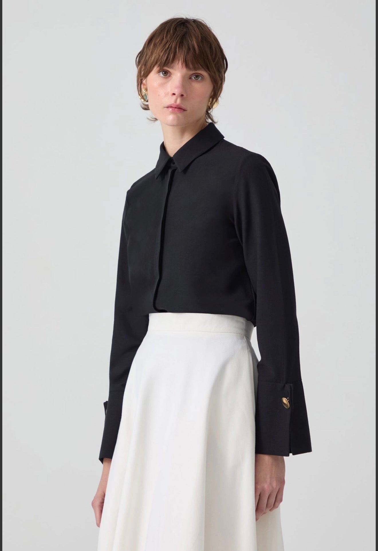 Body chemise à large poignet