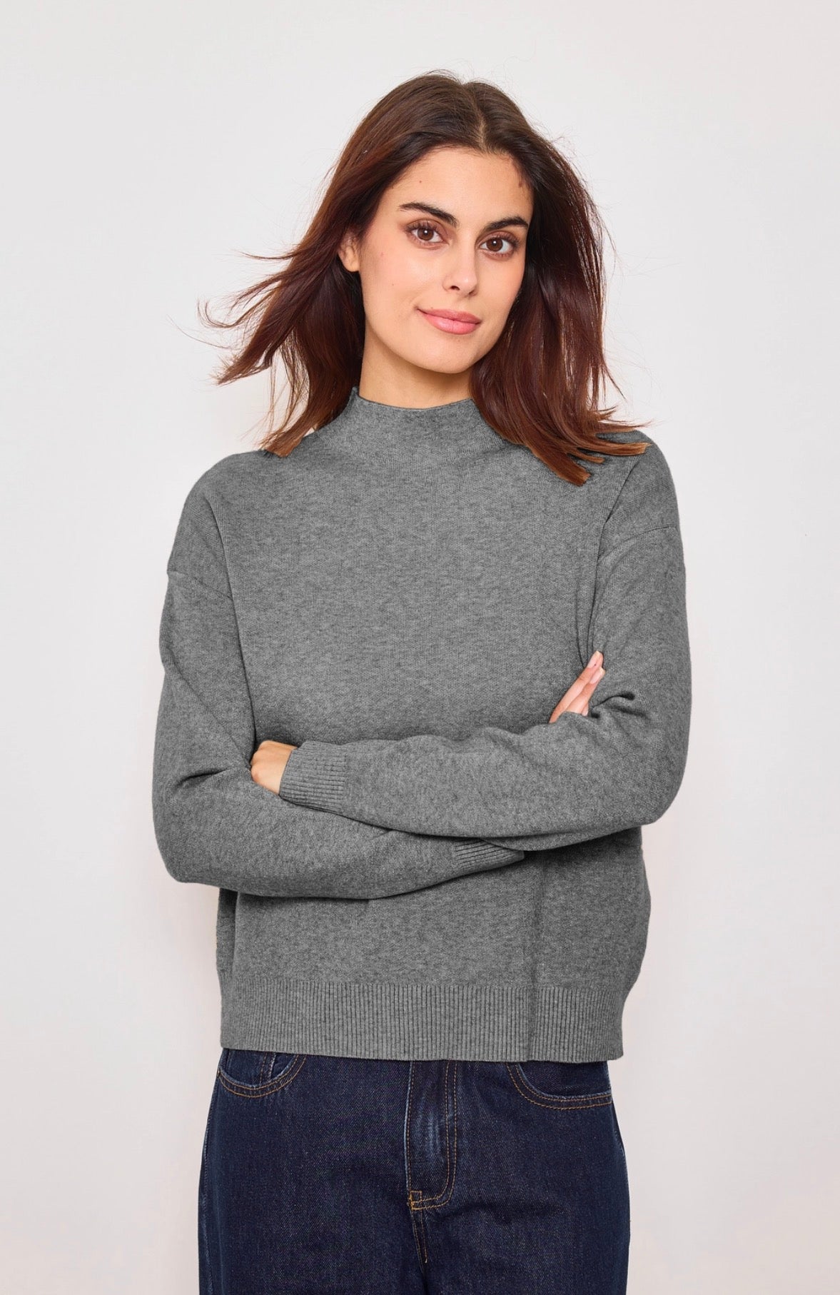 Pull gris Sacha