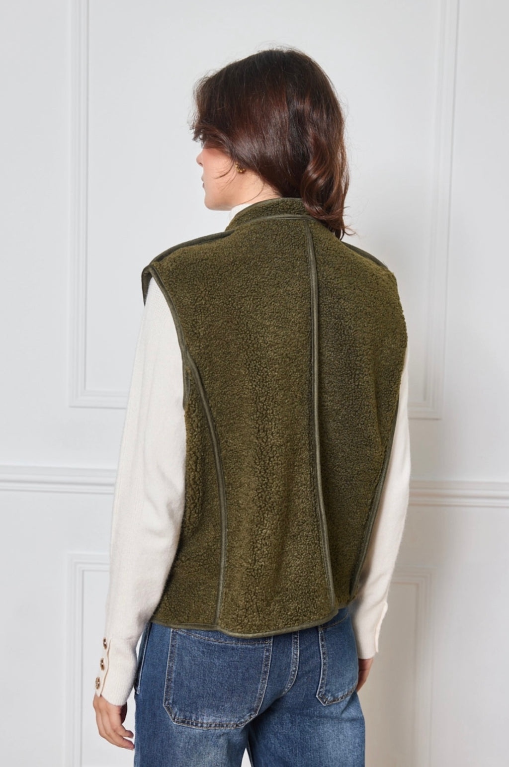 Gilet en peluche chic