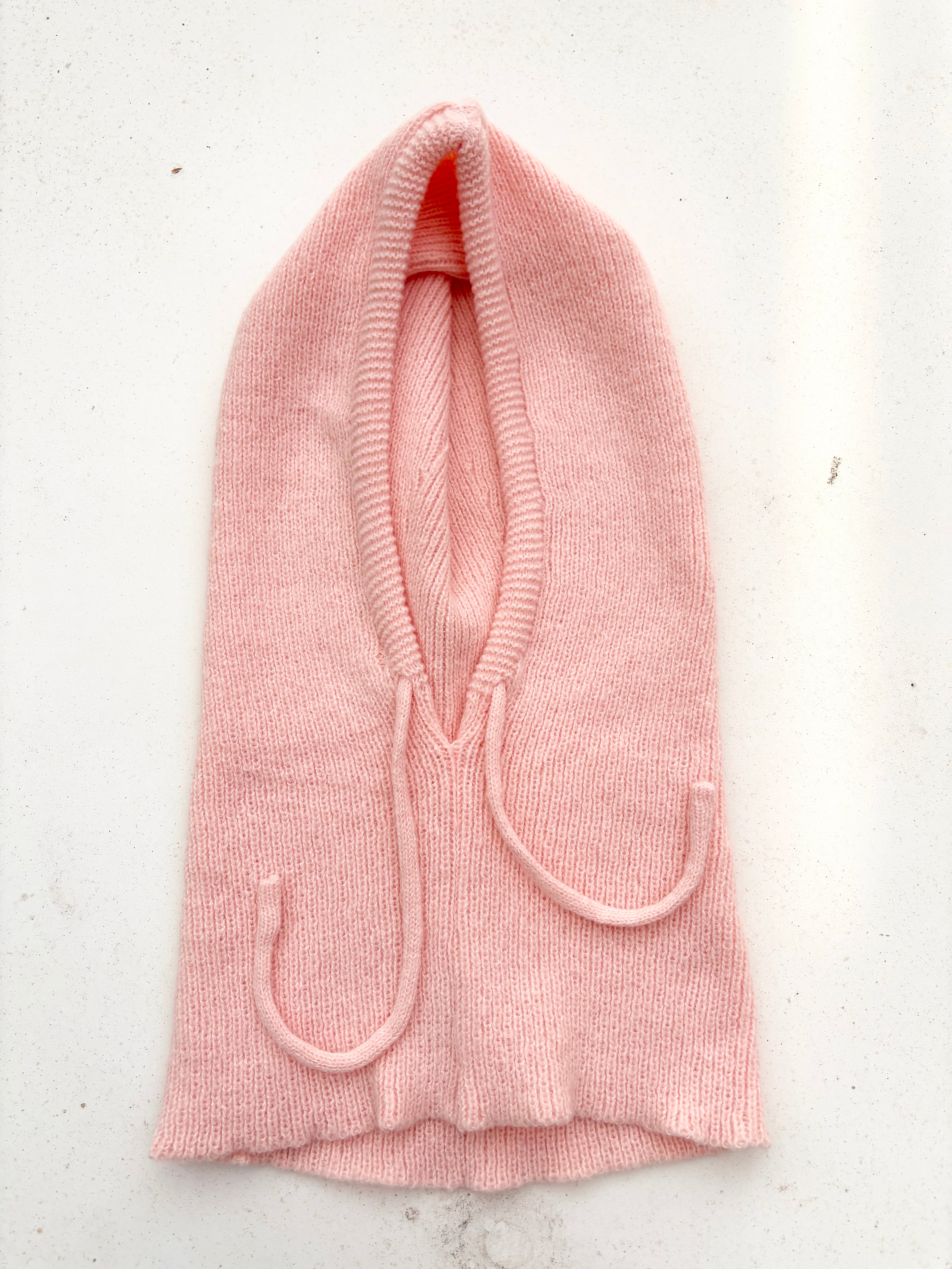 Cagoule rose pastel