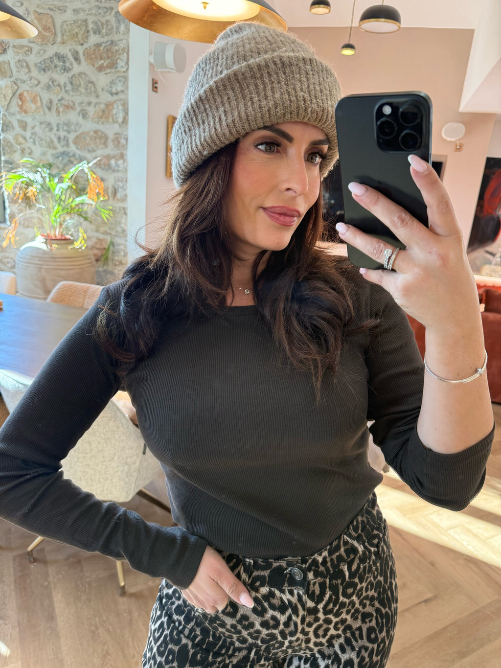 Top manches longues choco