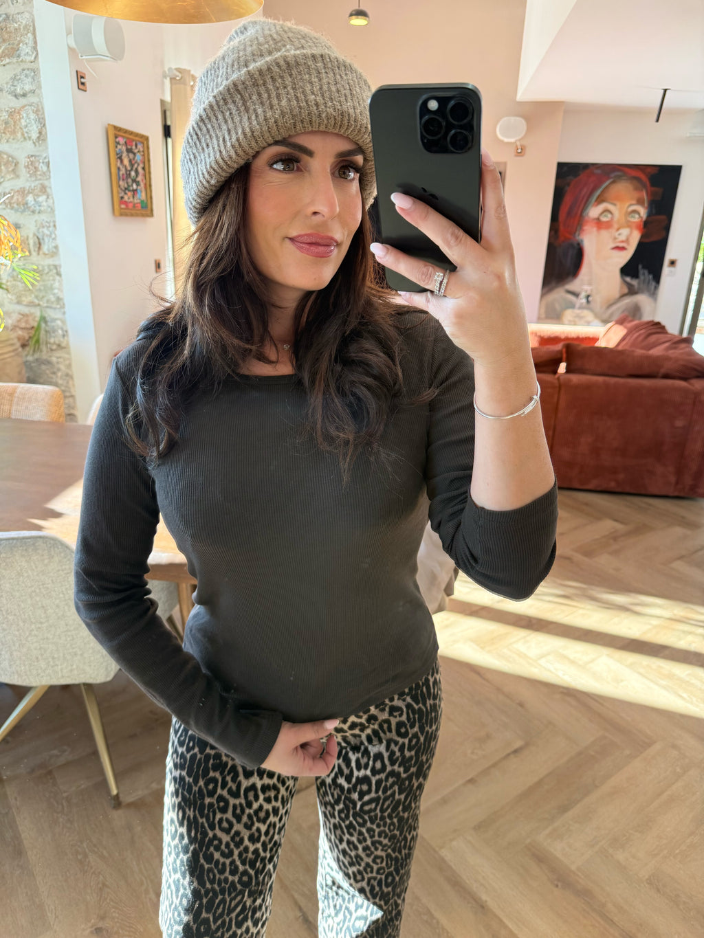 Top manches longues choco